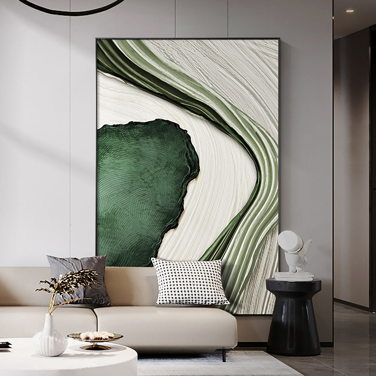 Expressive Modern Abstract Canvas Painting