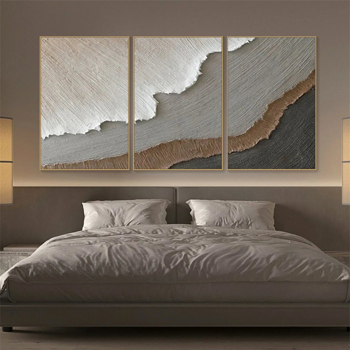 Set of 3 Ocean and Sky Canvas Paintings