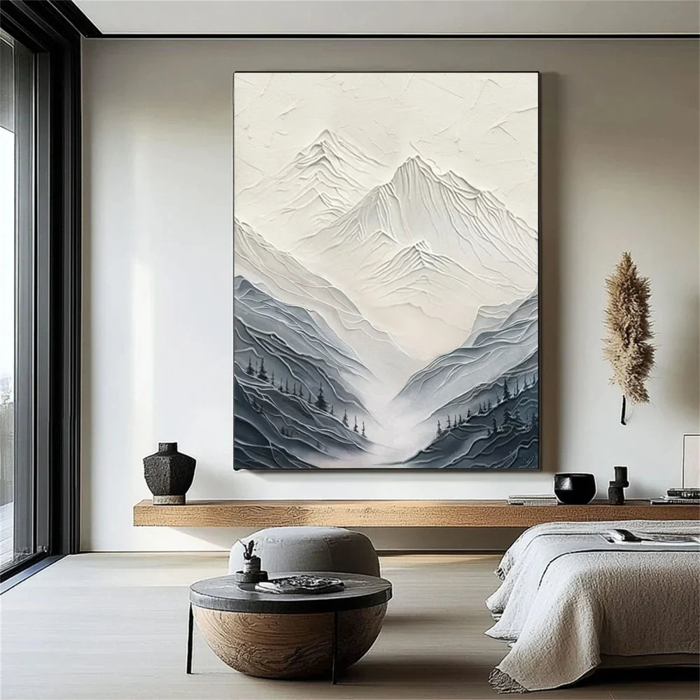 3D Minimalist Textured Plaster Wall Art