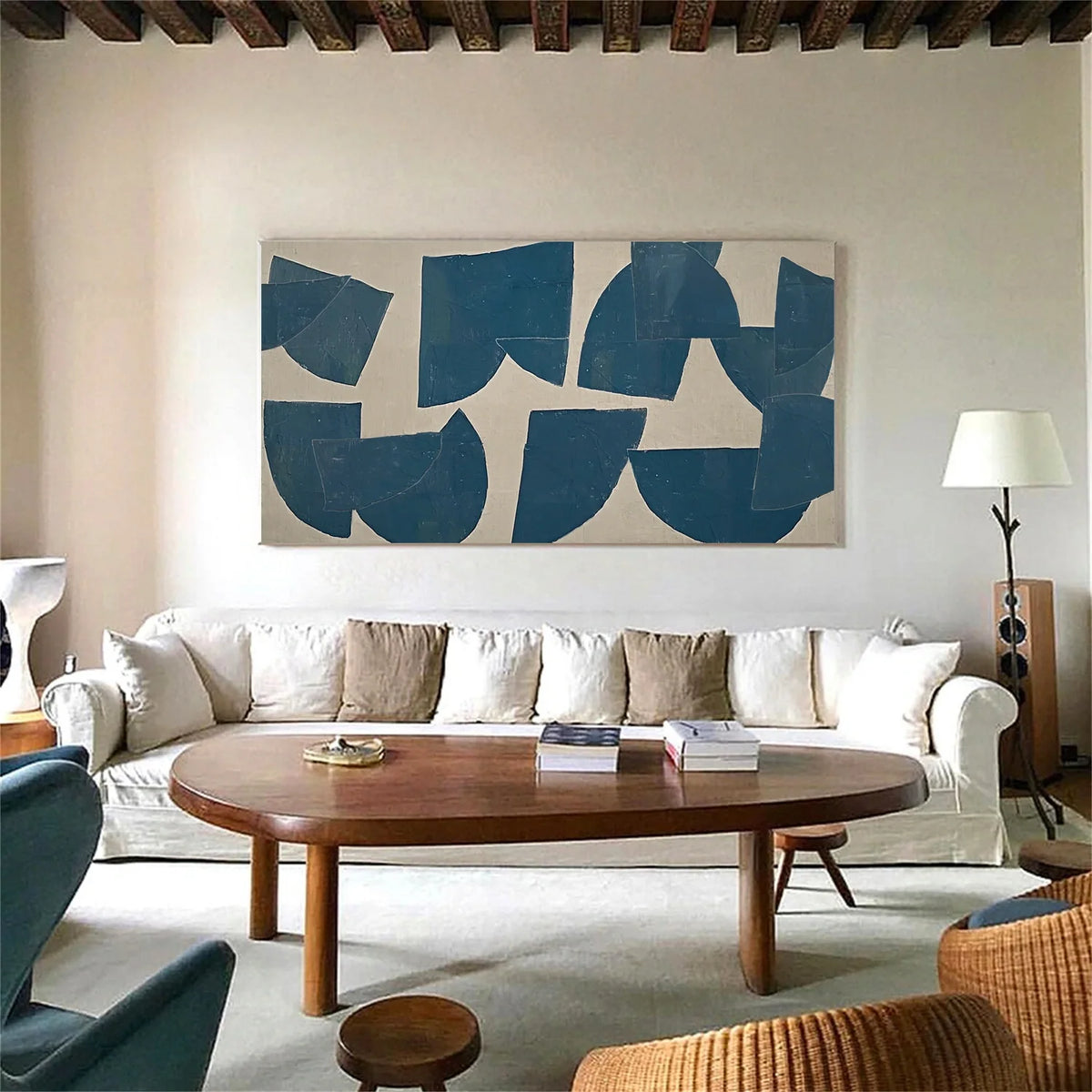 Vivid Contemporary Abstract Canvas Painting