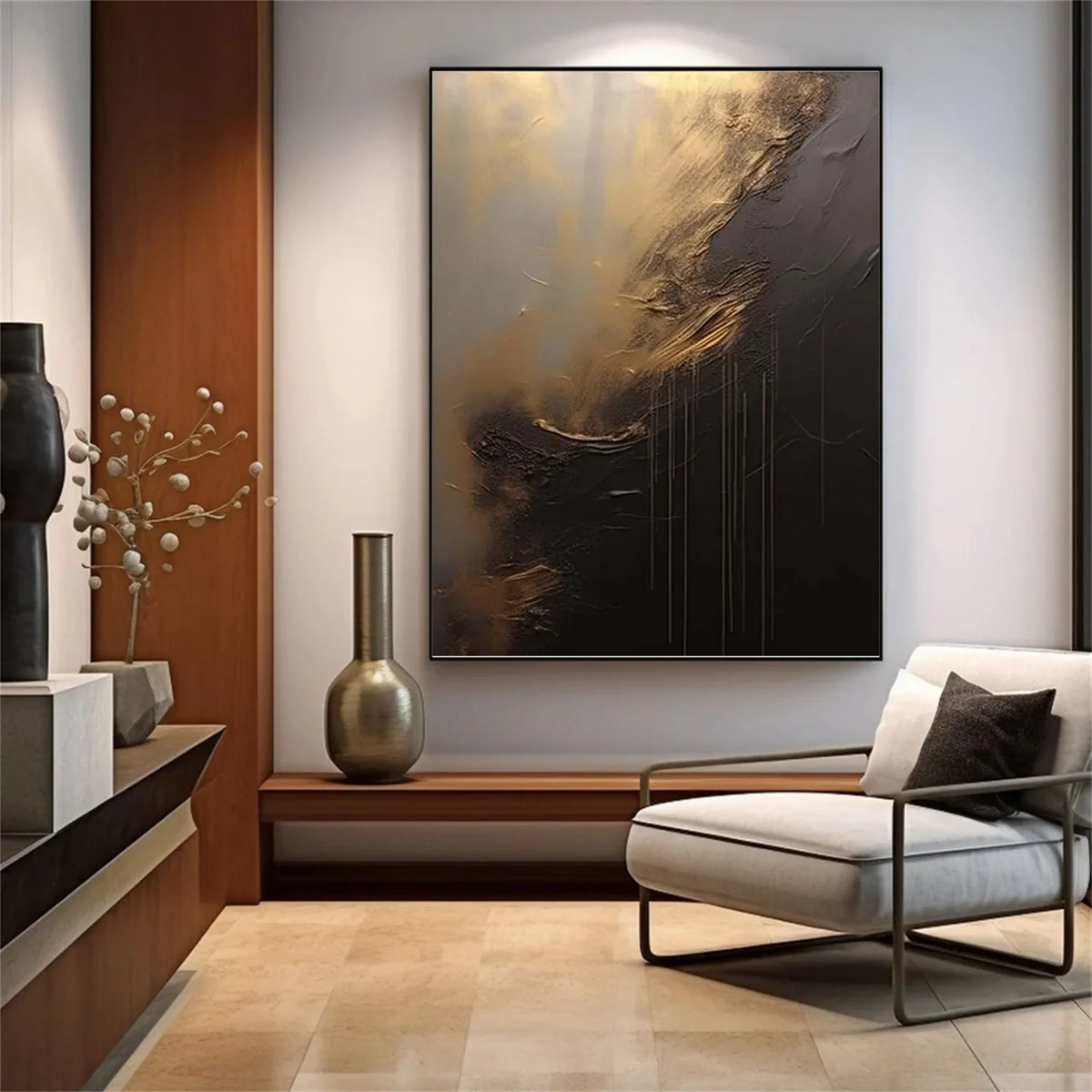 Textured Modern Abstract Canvas Wall Art
