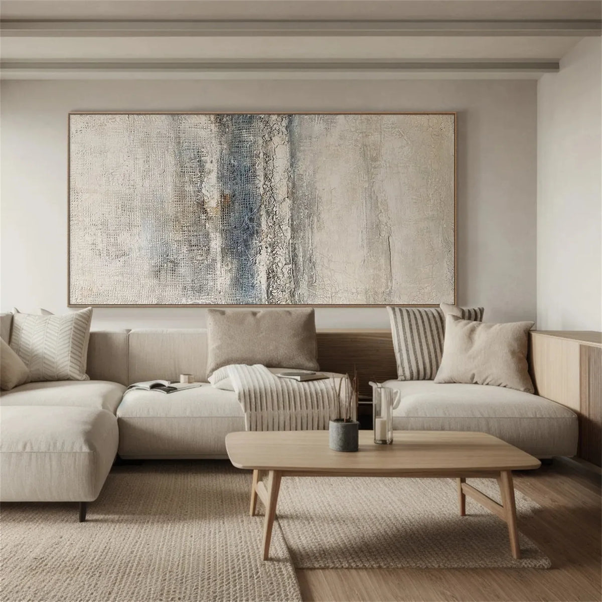 Modern Abstract Expressionist Canvas Painting