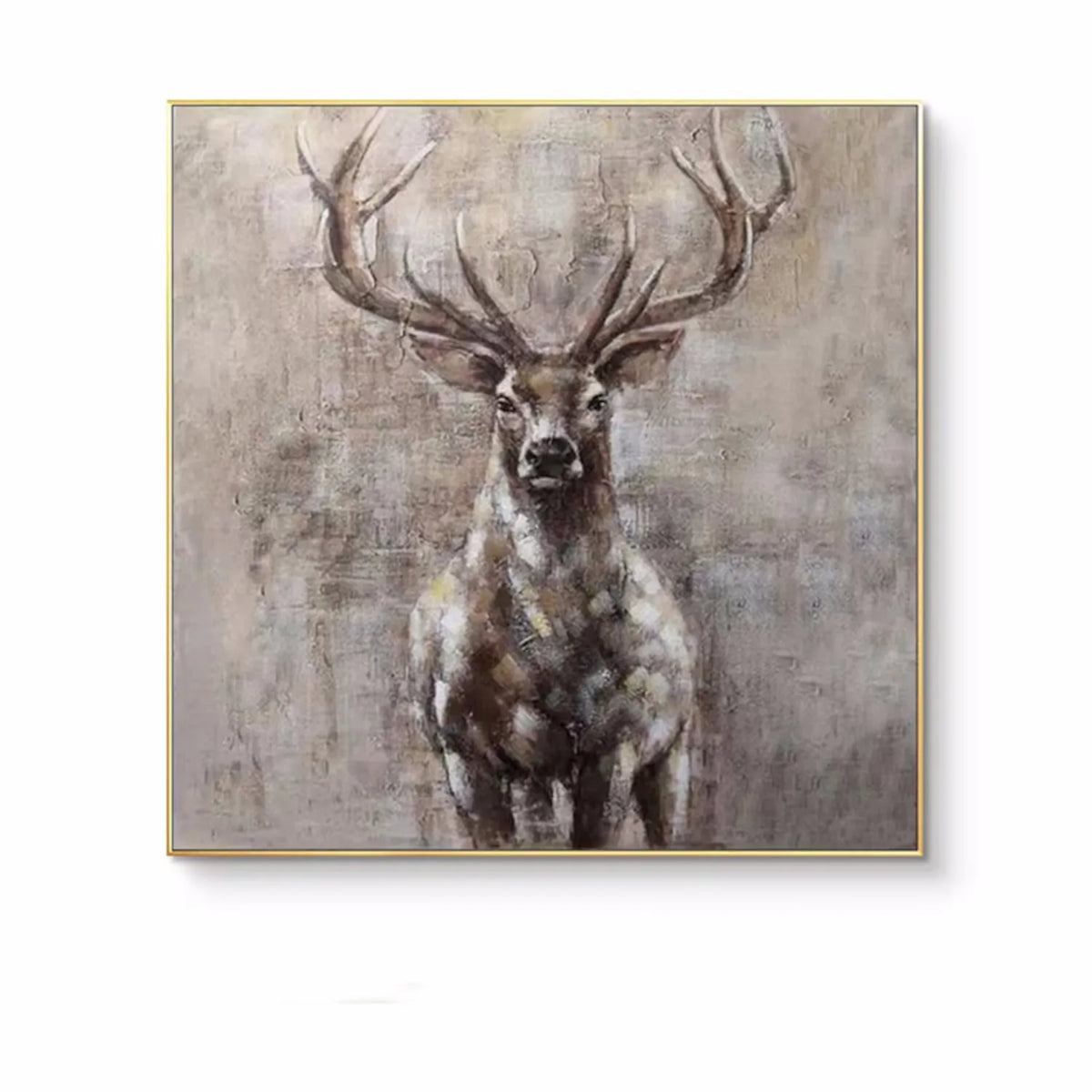 Wildlife-Inspired Canvas Painting