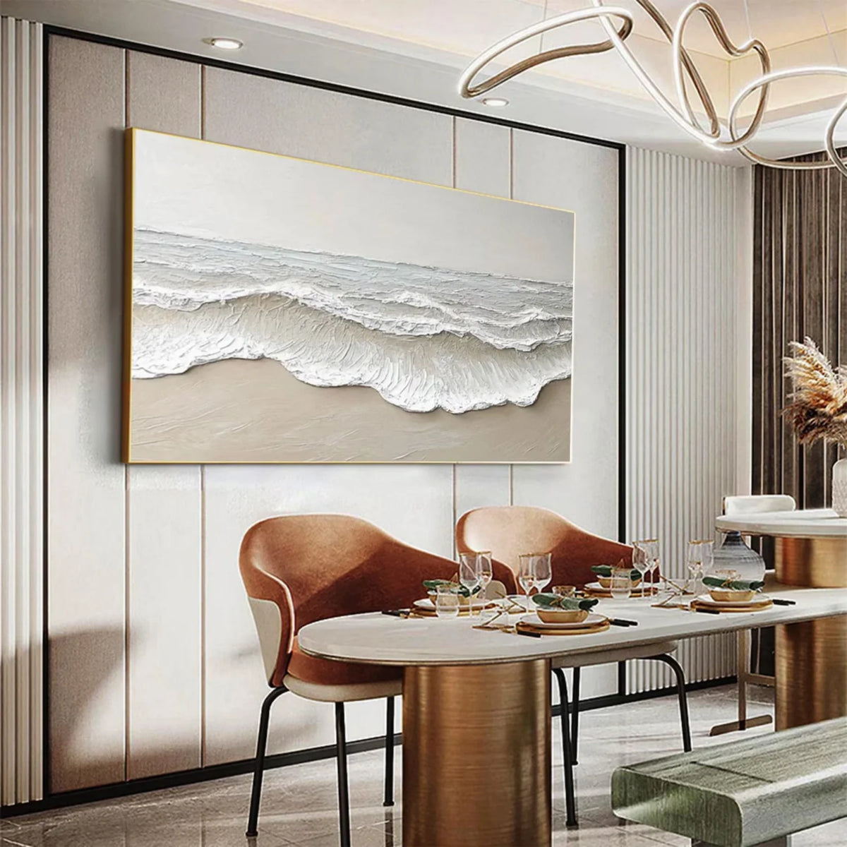 Tranquil Ocean and Sky Canvas Artwork