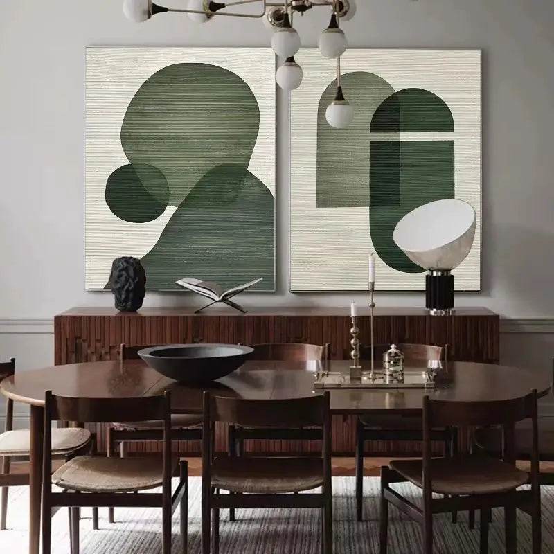 Set of 2 Abstract Calm-Inspired Artworks