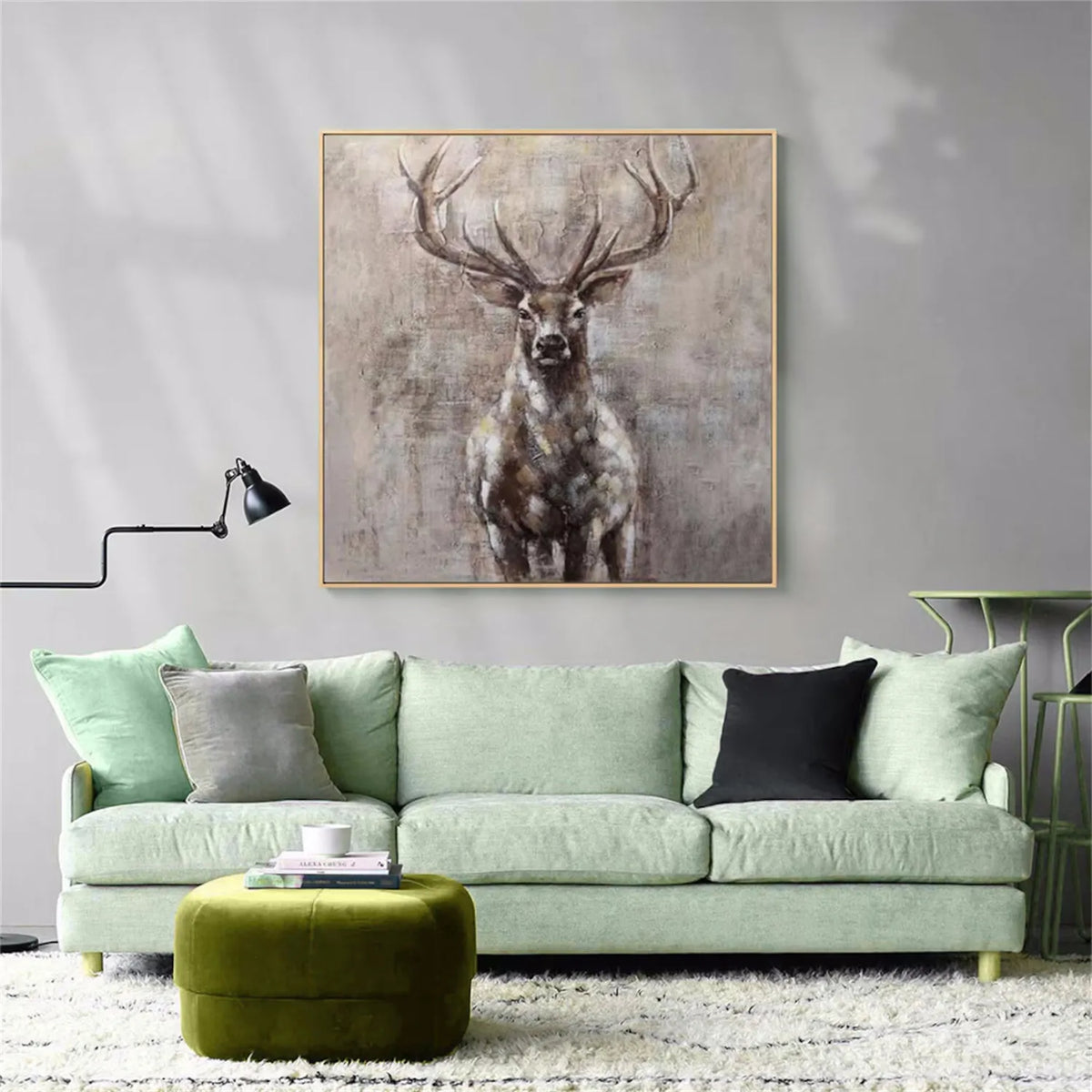 Wildlife-Inspired Canvas Painting