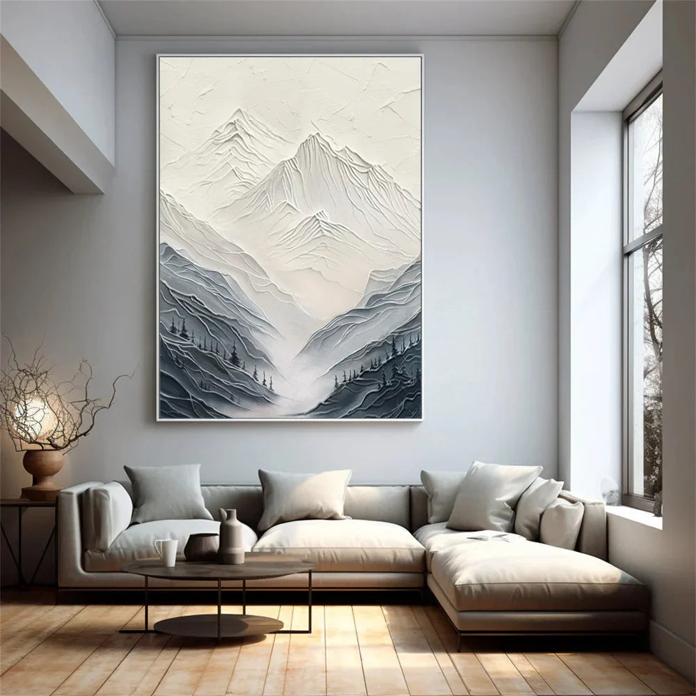 3D Minimalist Textured Plaster Wall Art