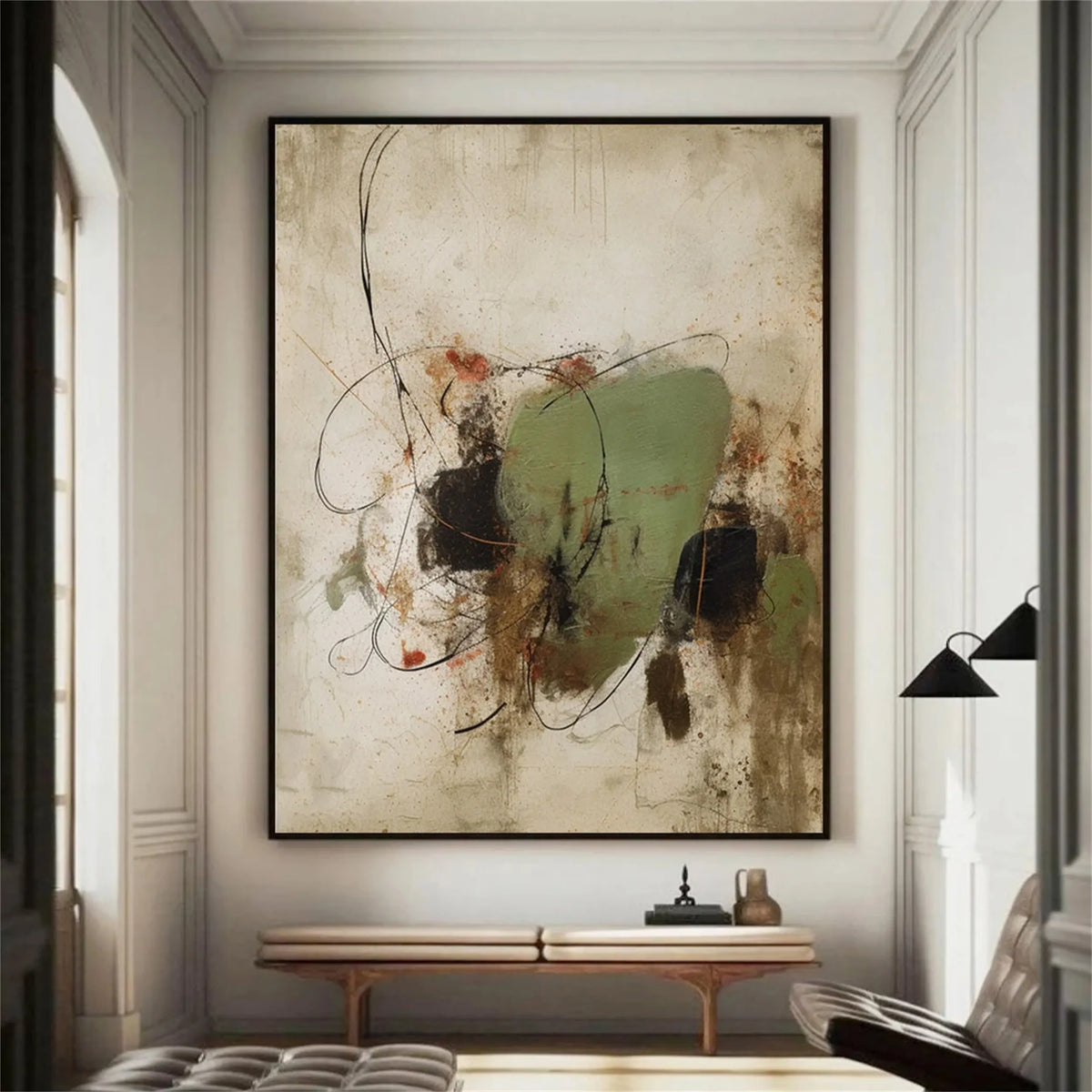 Modern Abstract Expression Canvas Painting