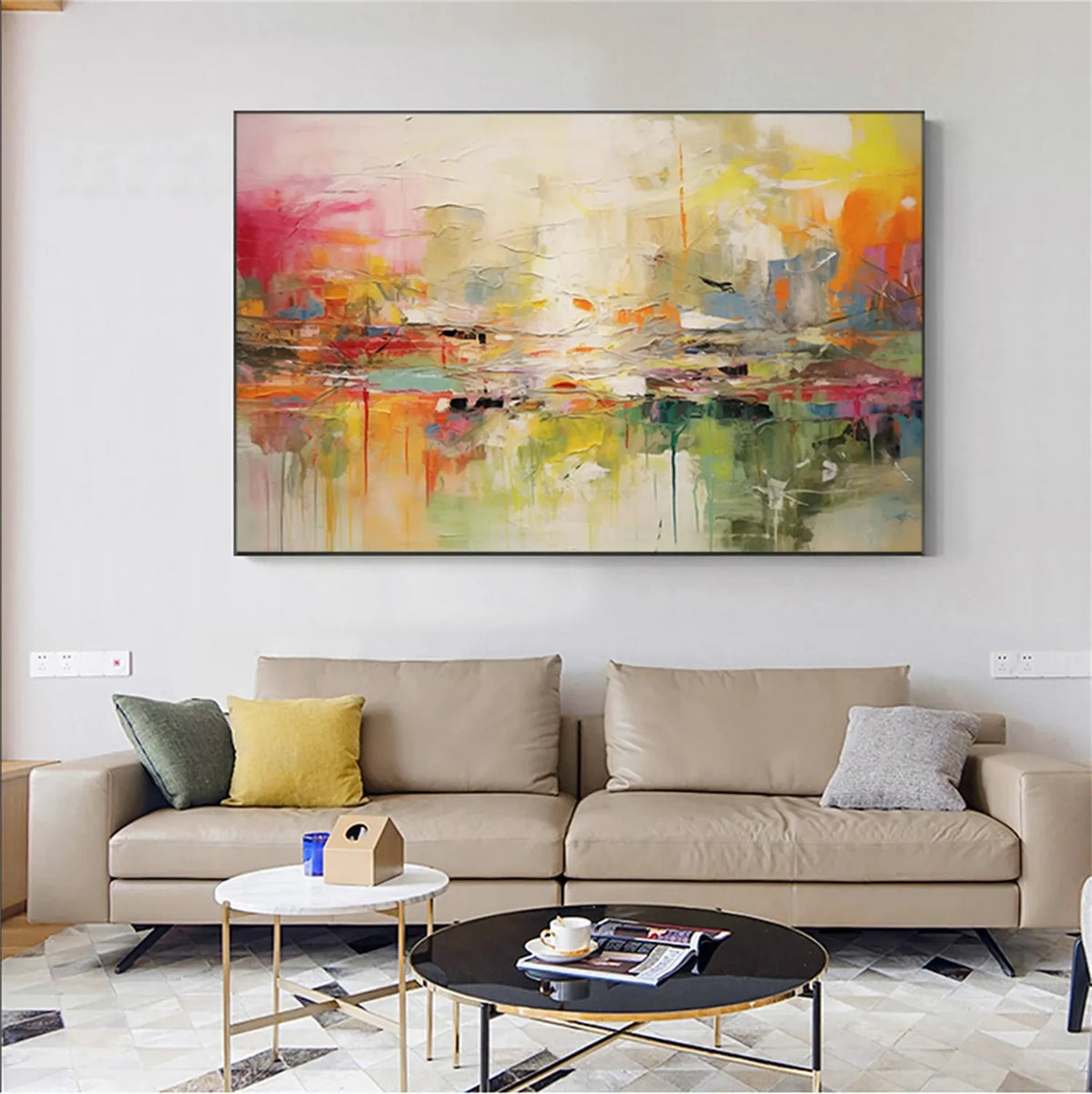 Contemporary Abstract Canvas Artwork