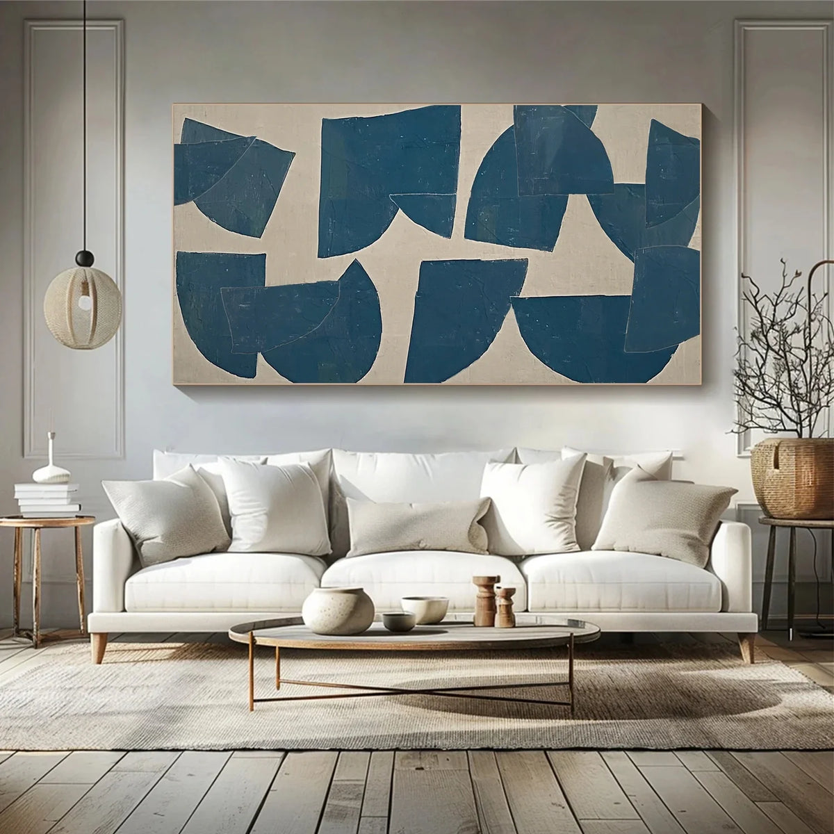 Vivid Contemporary Abstract Canvas Painting