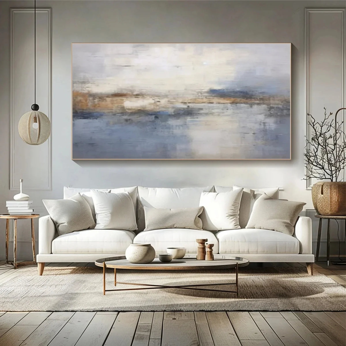 Tranquil Abstract Harmony Canvas Painting
