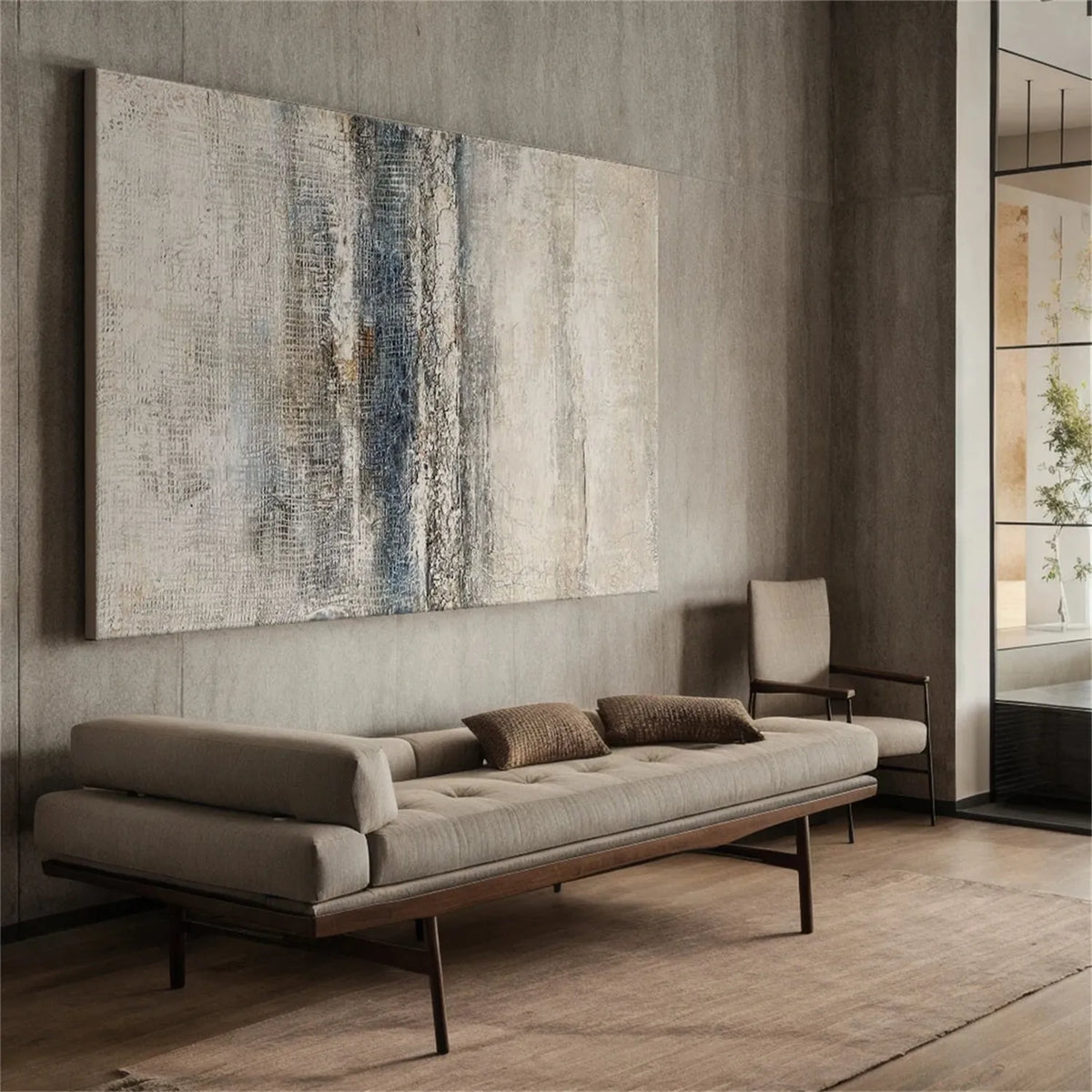 Modern Abstract Expressionist Canvas Painting