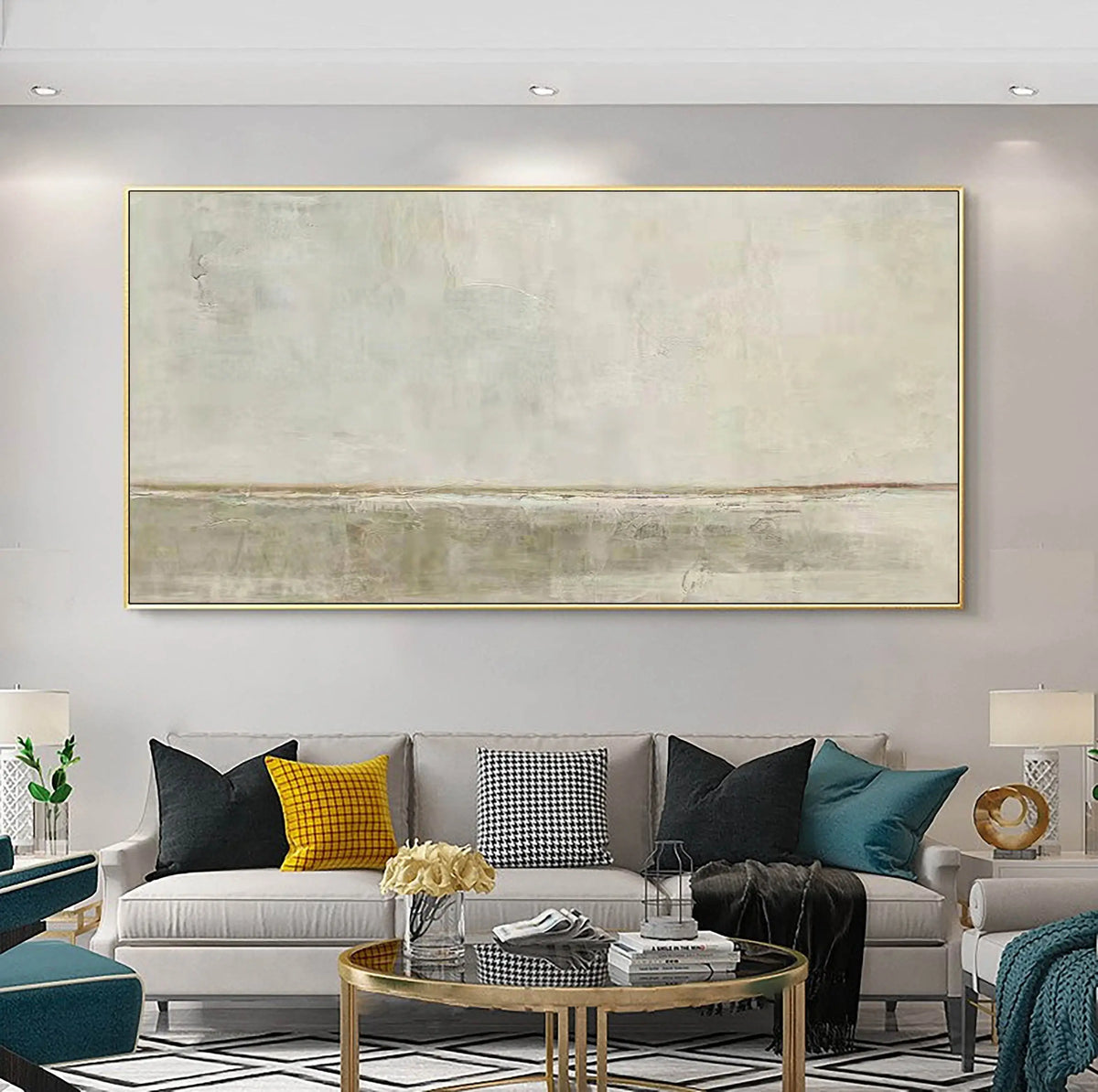 Abstract Landscape-Themed Wall Canvas Art