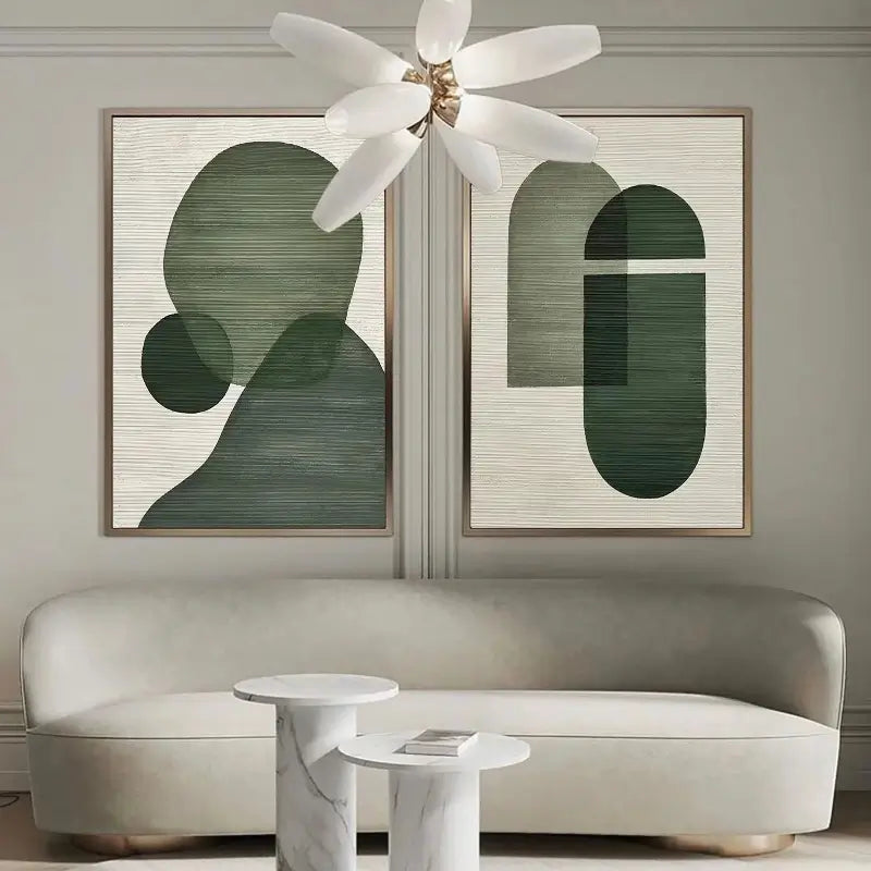 Set of 2 Abstract Calm-Inspired Artworks