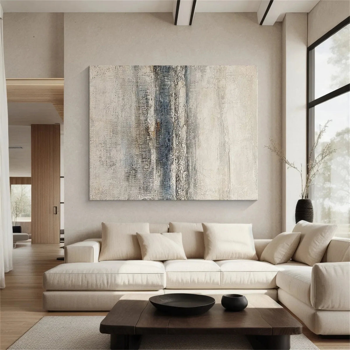 Modern Abstract Expressionist Canvas Painting