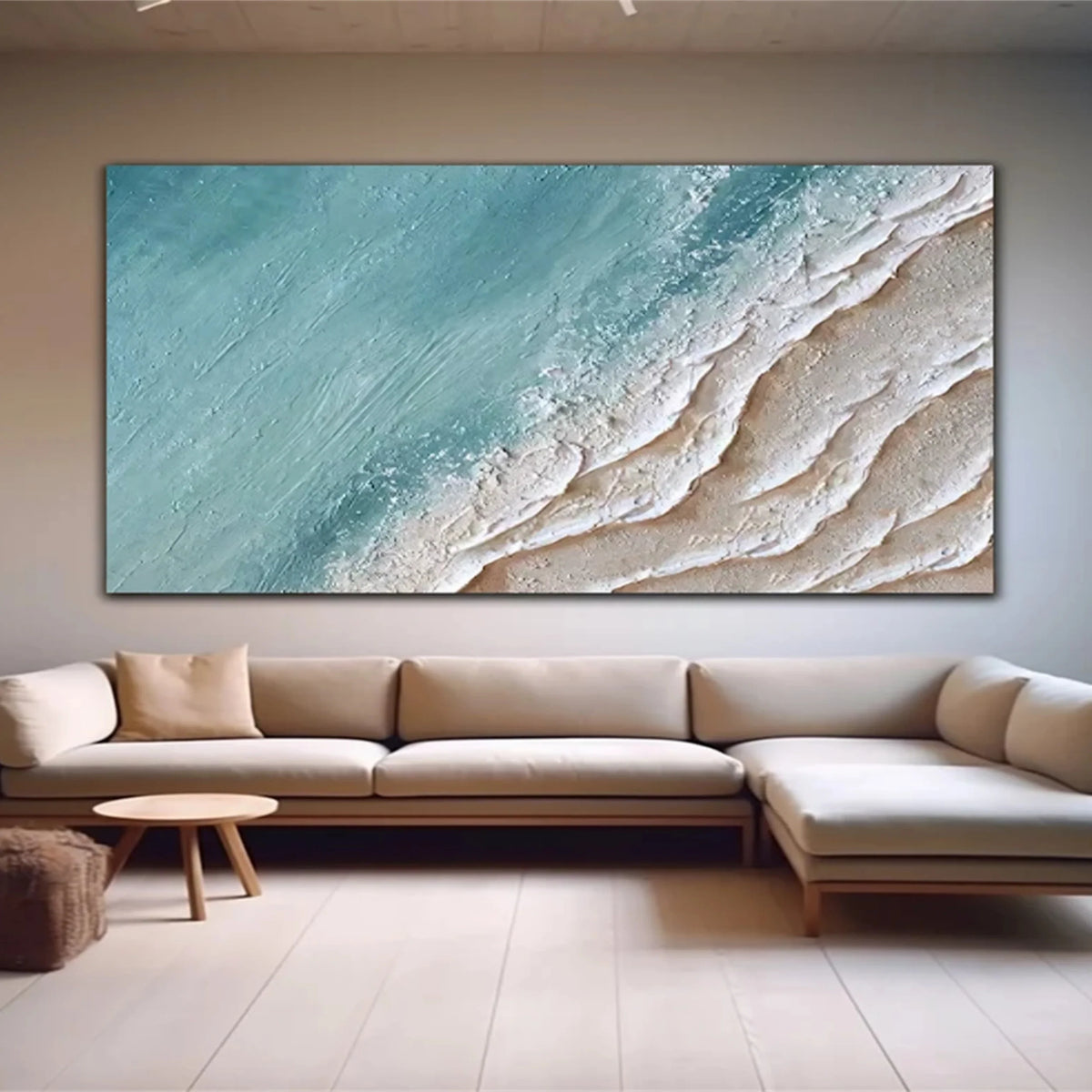 Horizon Ocean and Sky Canvas Artwork