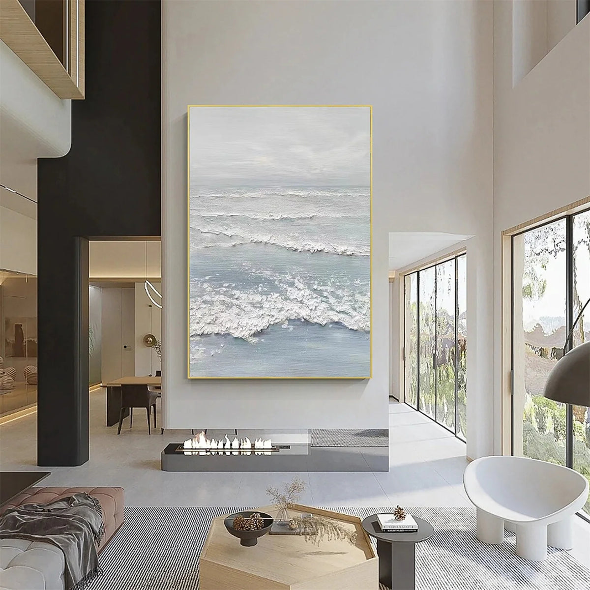 Atmospheric Ocean and Sky Canvas Painting