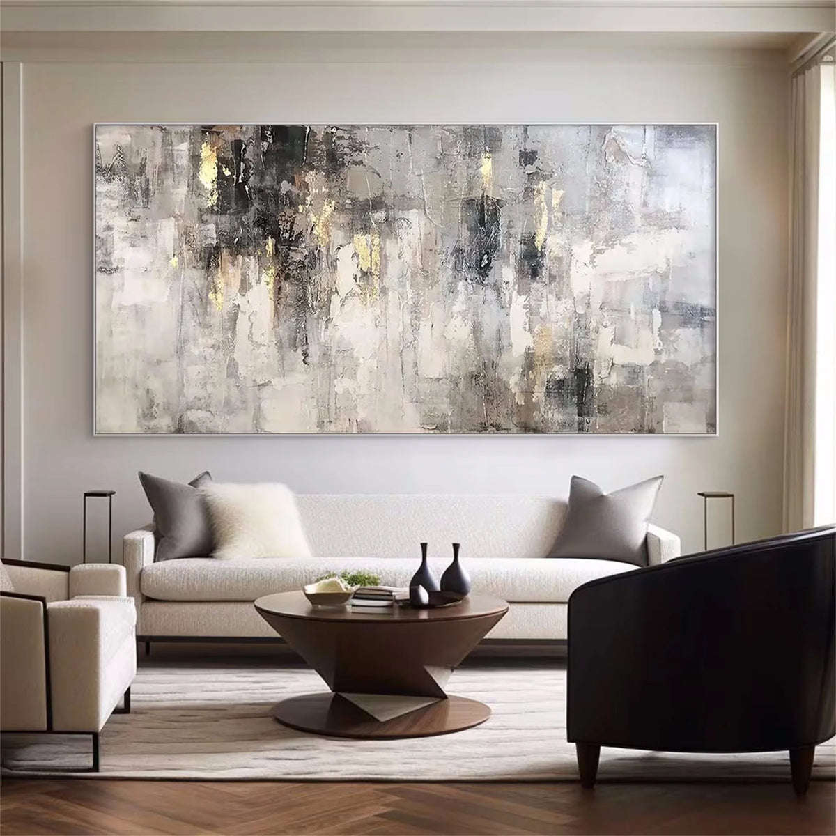 Dynamic Contemporary Abstract Canvas Painting