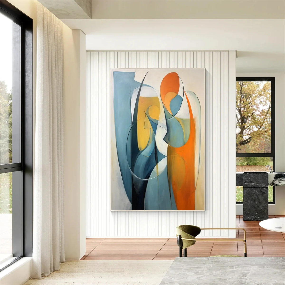 Minimalist Contemporary Abstract Wall Canvas