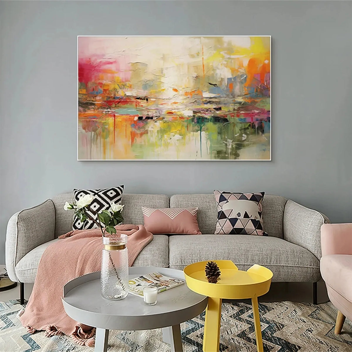 Contemporary Abstract Canvas Artwork