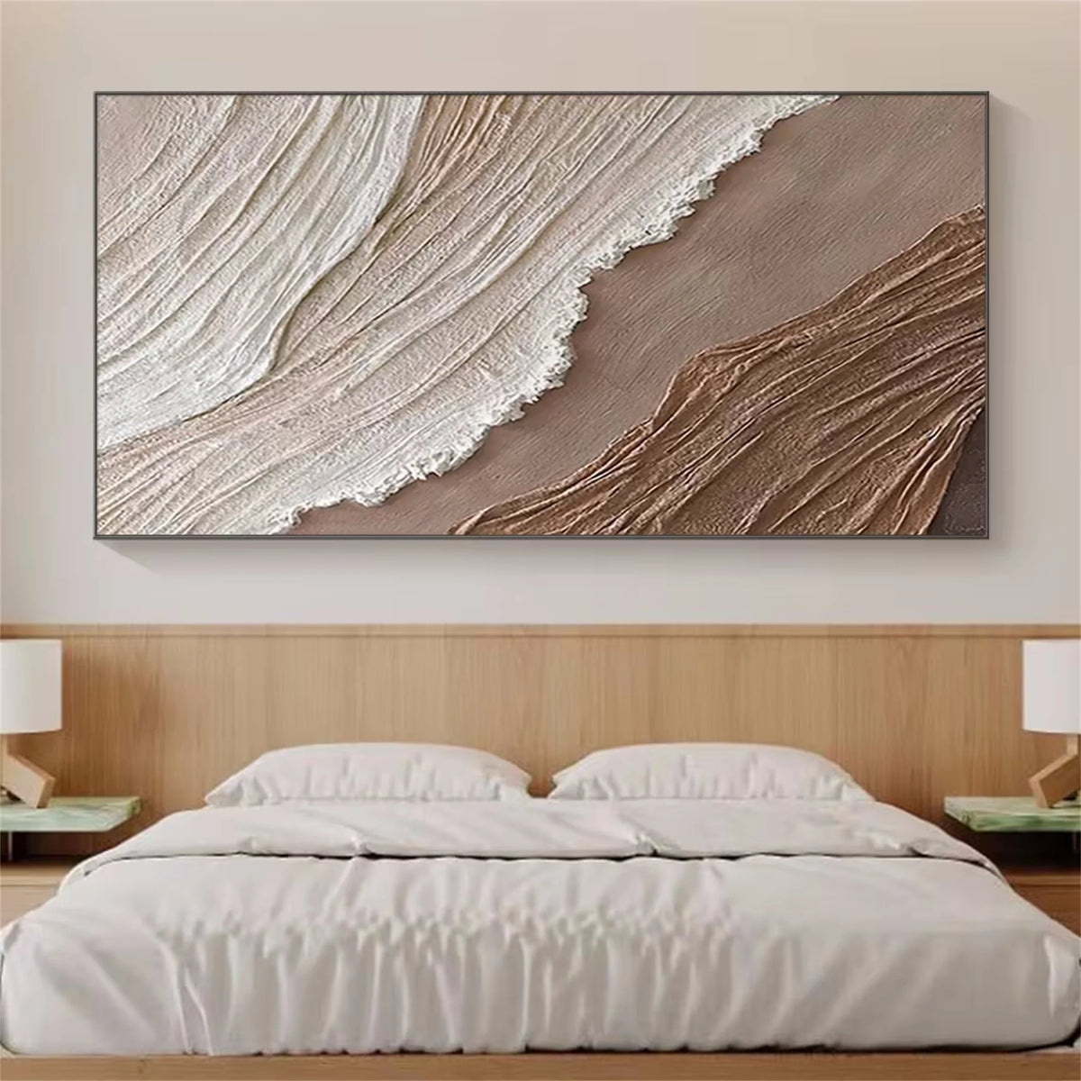 Serene Ocean and Sky Canvas Painting