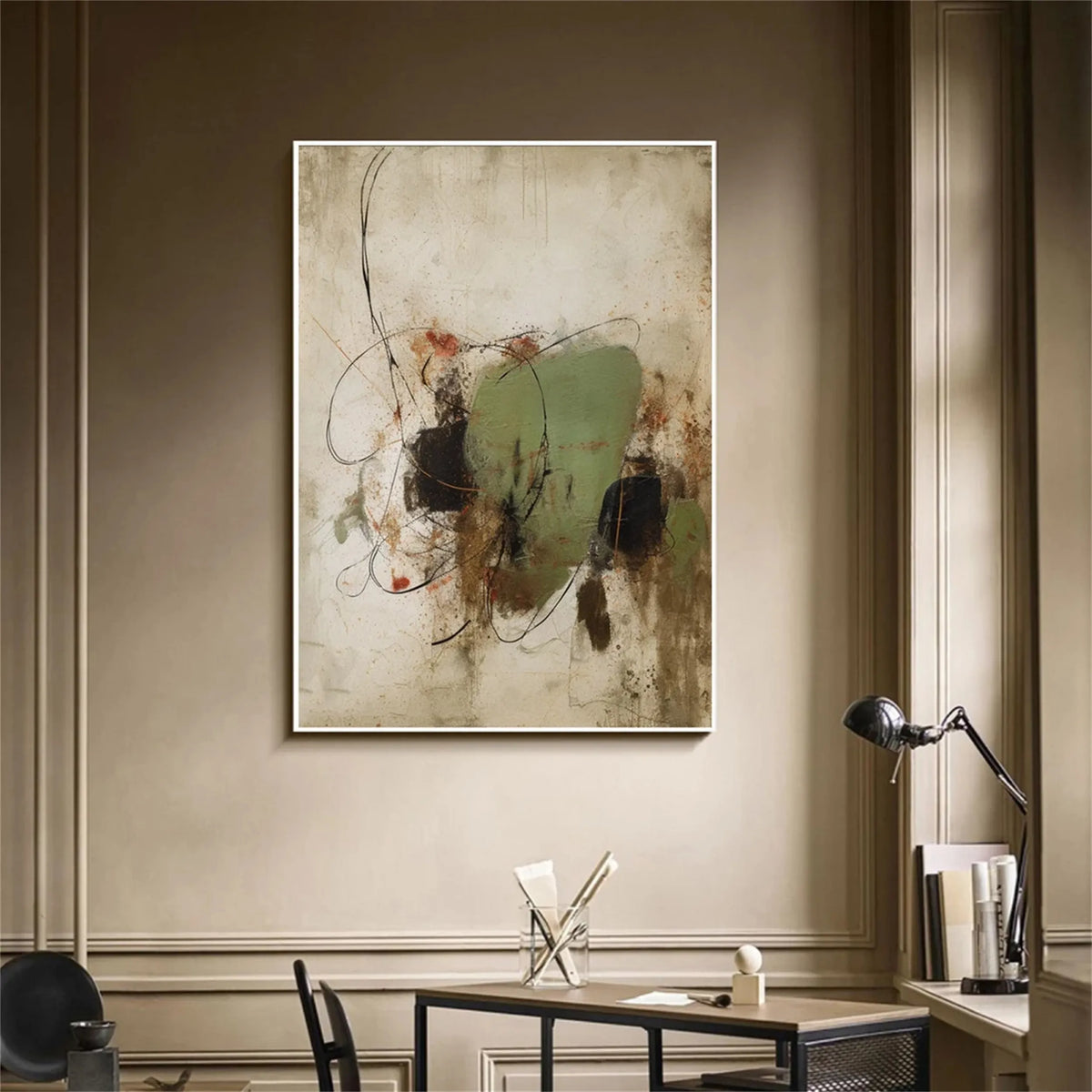 Modern Abstract Expression Canvas Painting