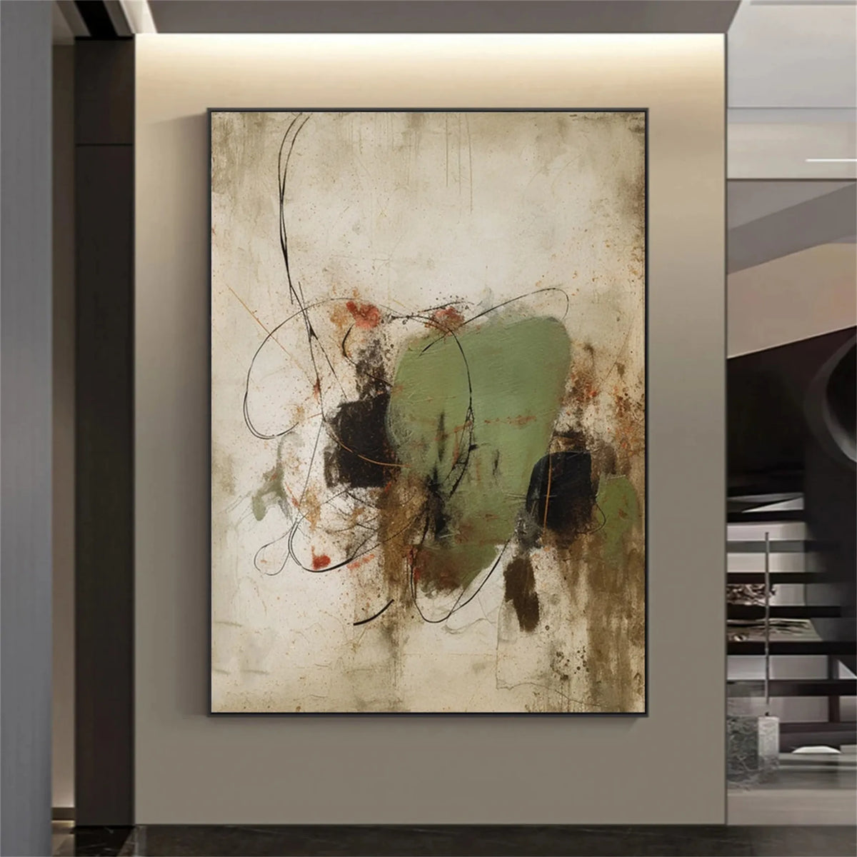 Modern Abstract Expression Canvas Painting