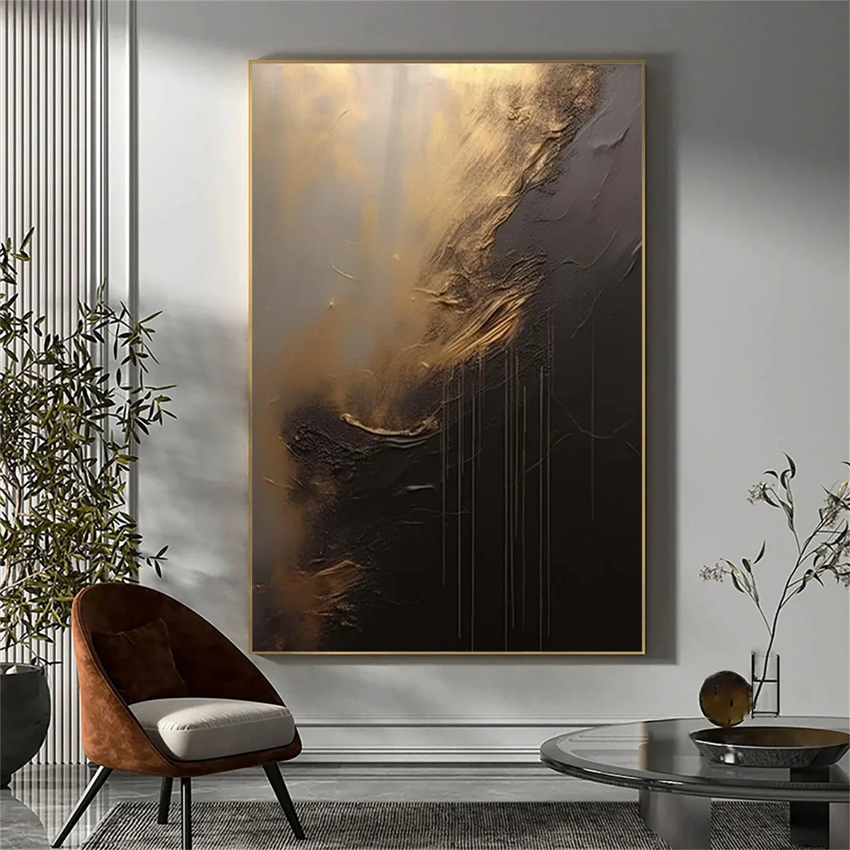 Textured Modern Abstract Canvas Wall Art