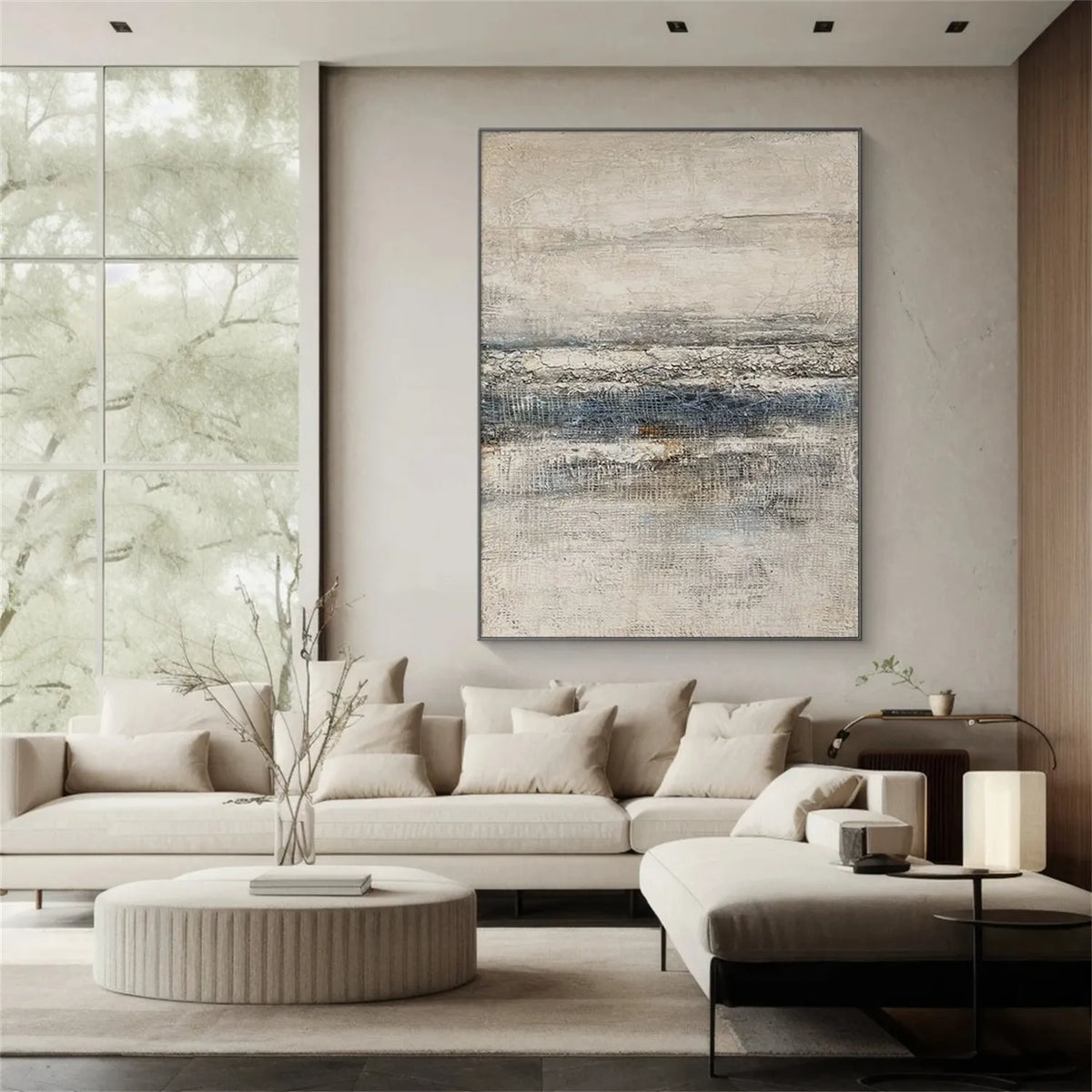 Modern Abstract Expressionist Canvas Painting
