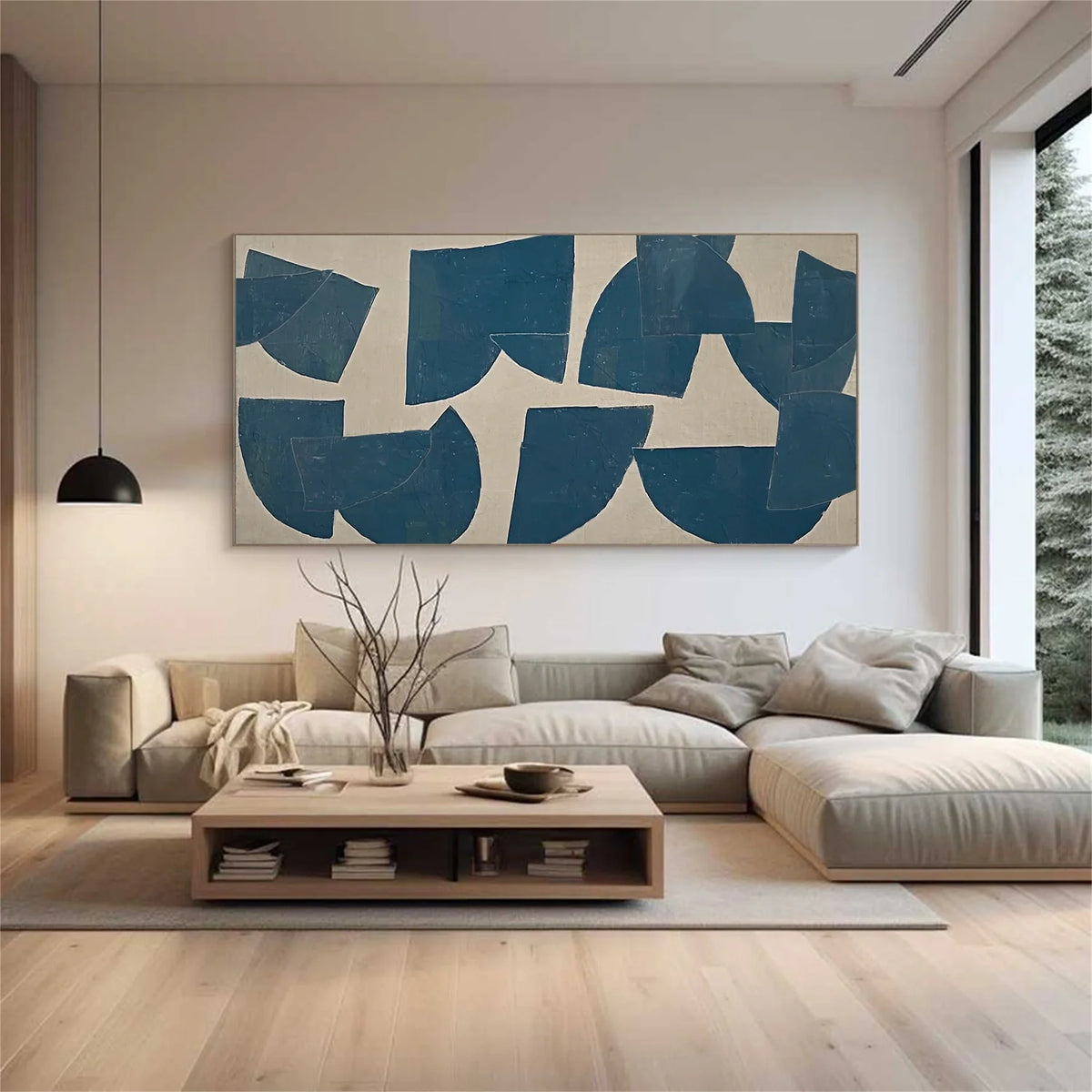 Vivid Contemporary Abstract Canvas Painting