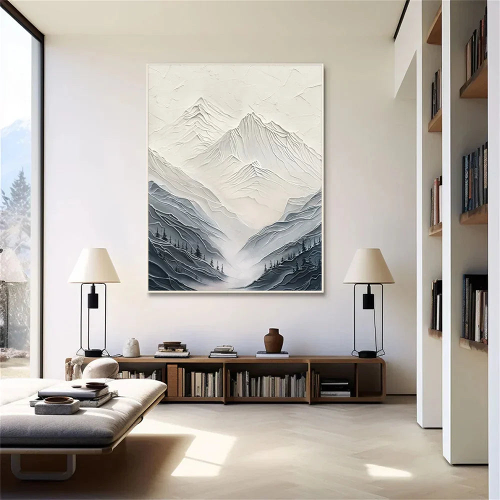 3D Minimalist Textured Plaster Wall Art