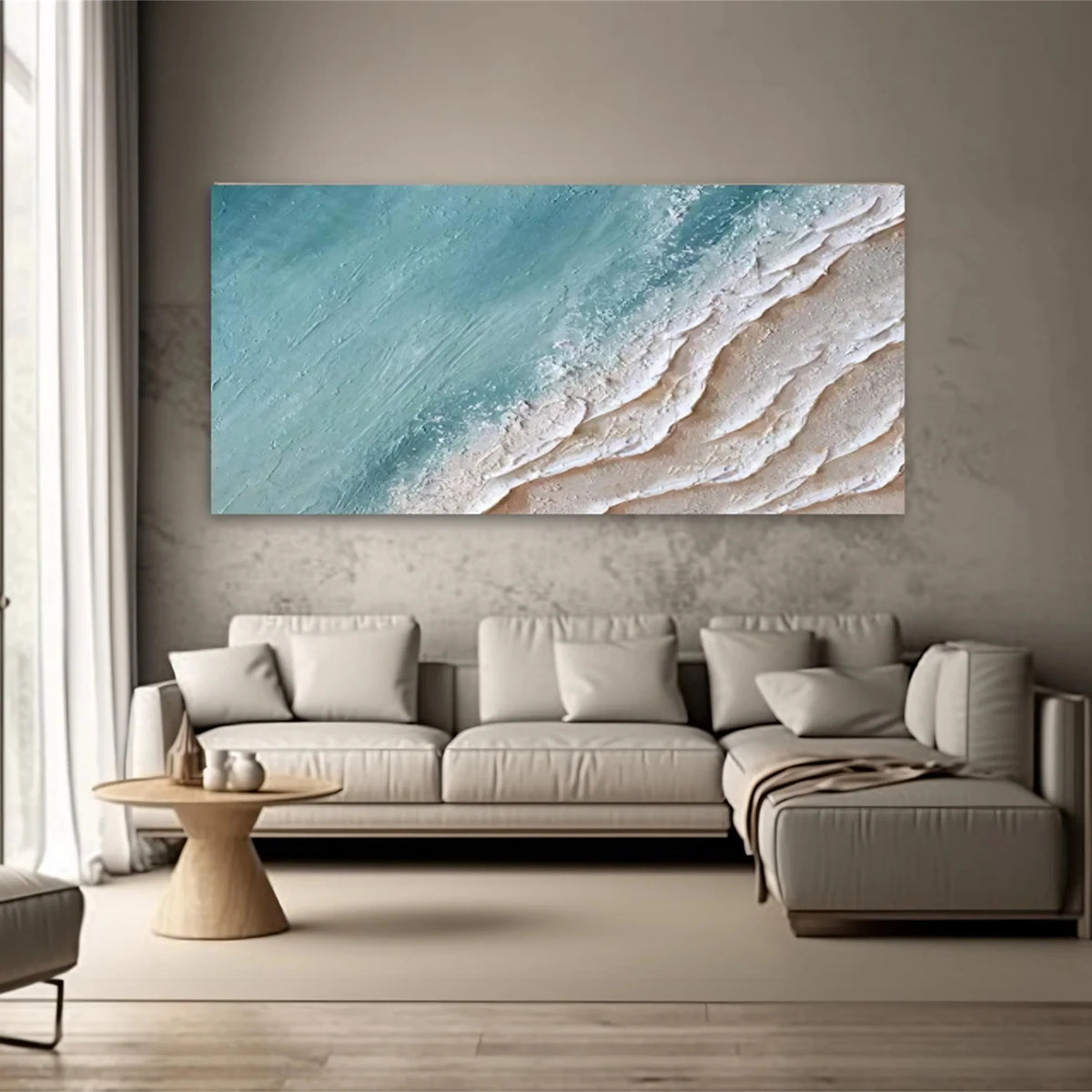 Horizon Ocean and Sky Canvas Artwork
