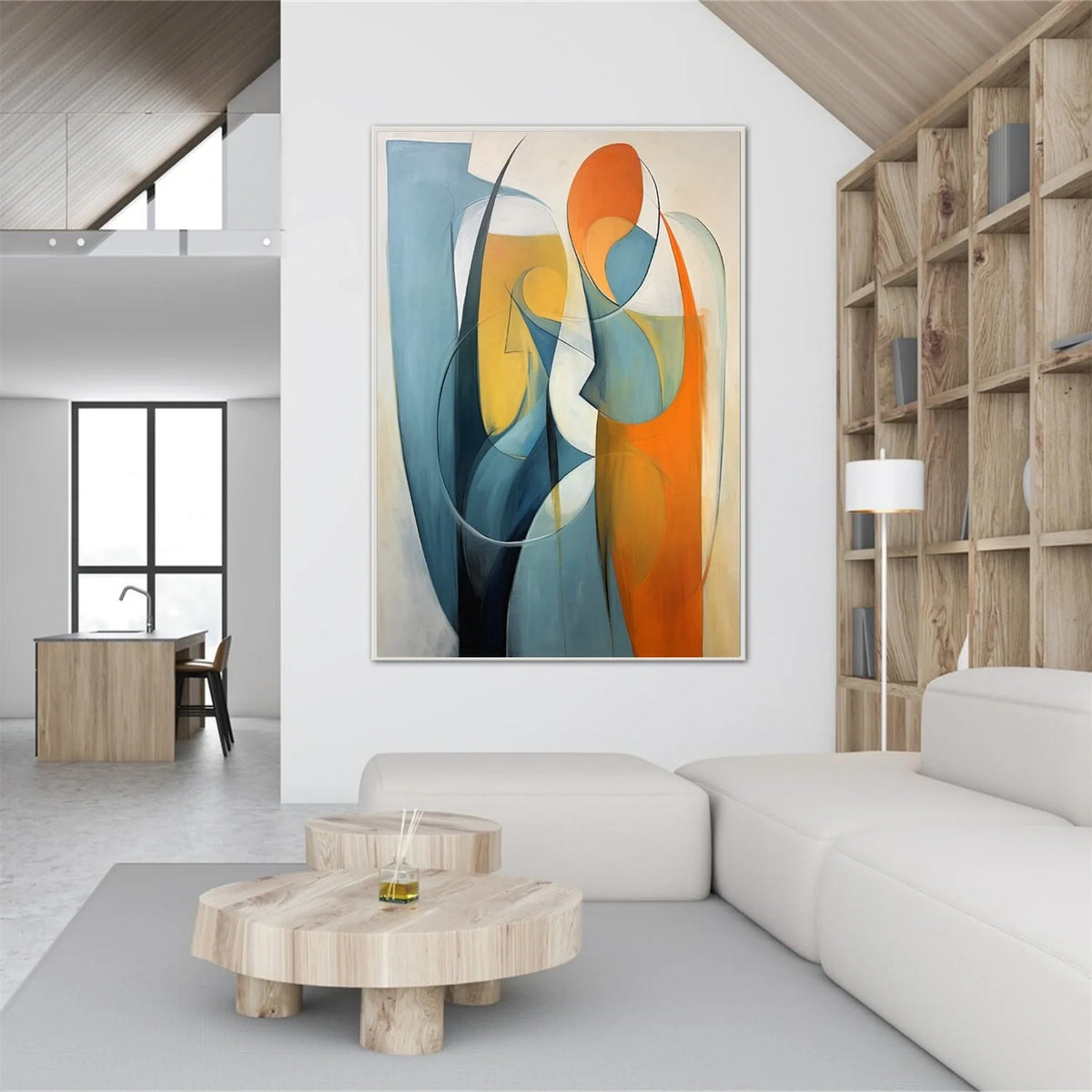 Minimalist Contemporary Abstract Wall Canvas