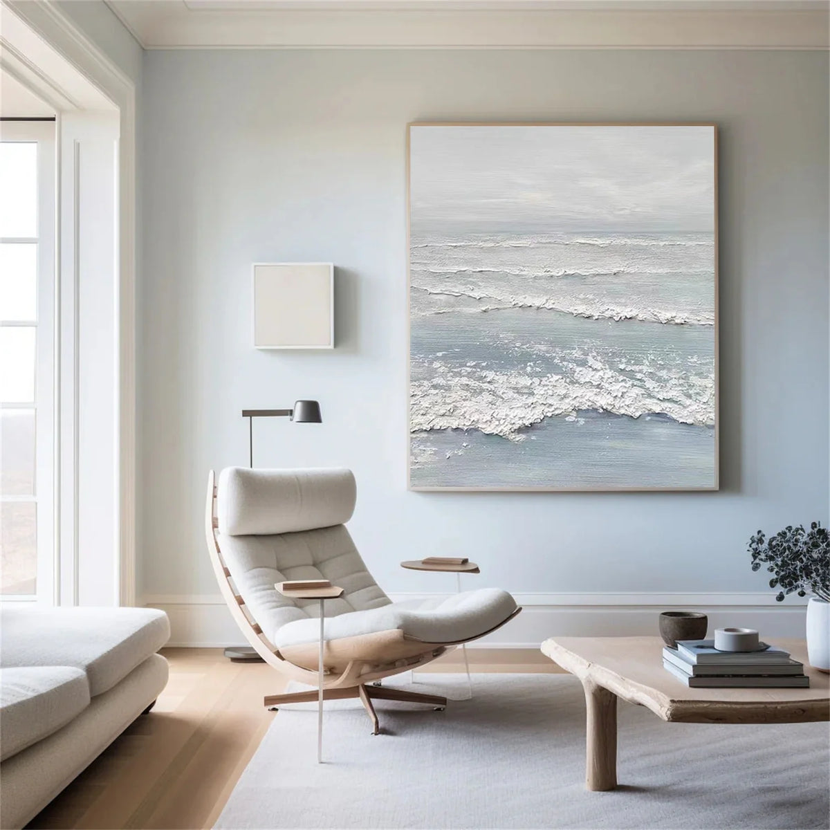 Atmospheric Ocean and Sky Canvas Painting