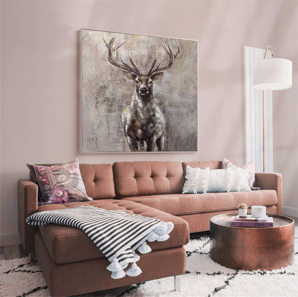 Wildlife-Inspired Canvas Painting