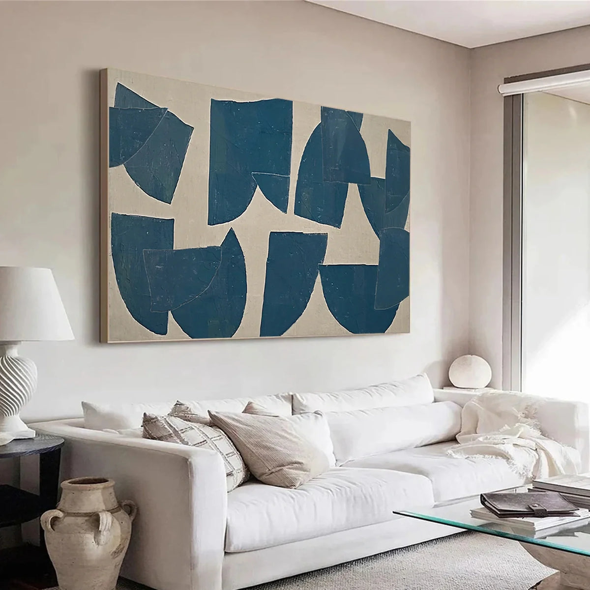 Vivid Contemporary Abstract Canvas Painting