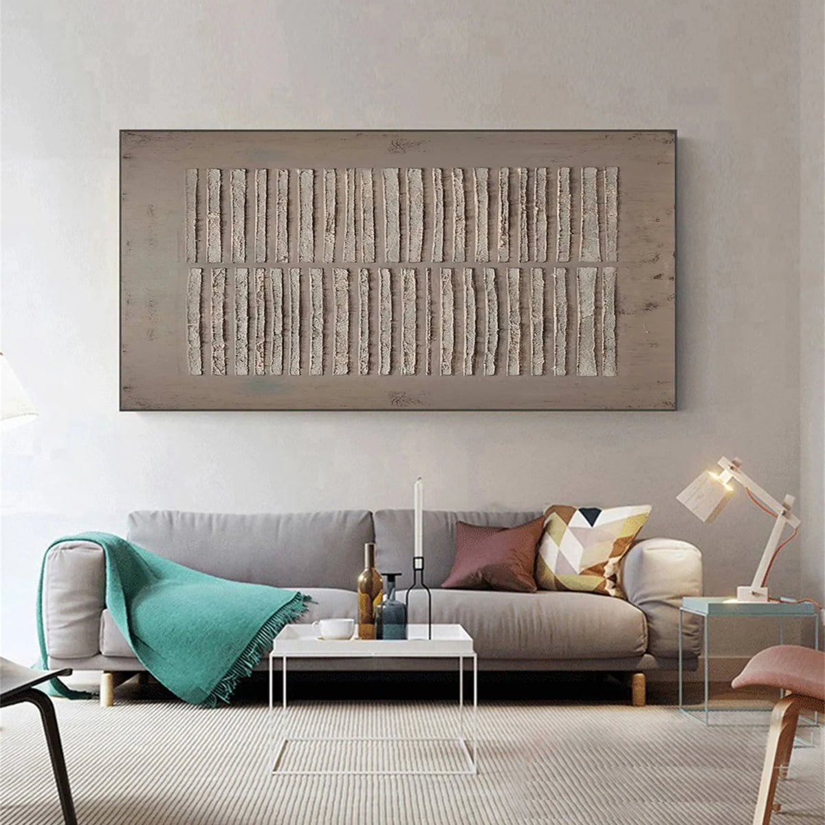 Soft Abstract Serenity Canvas Artwork