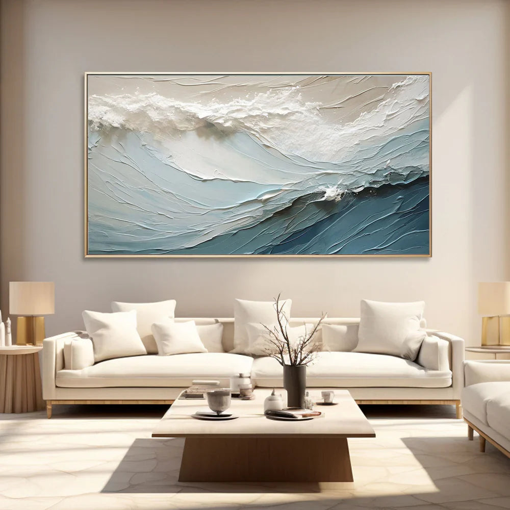 Ocean and Sky Abstract Painting