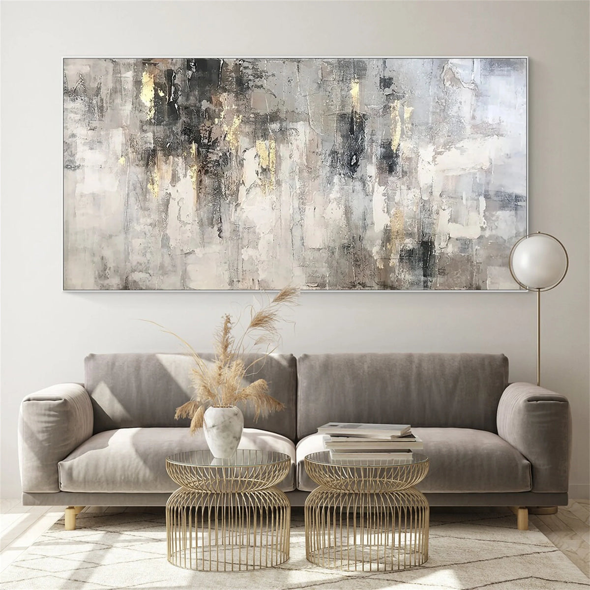 Dynamic Contemporary Abstract Canvas Painting