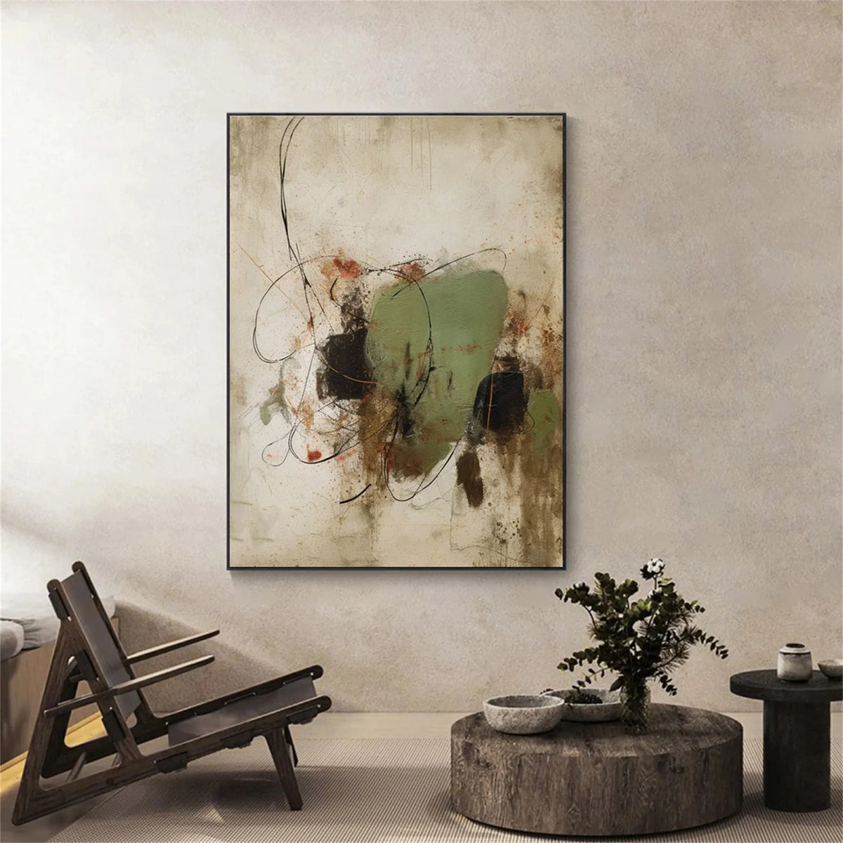 Modern Abstract Expression Canvas Painting