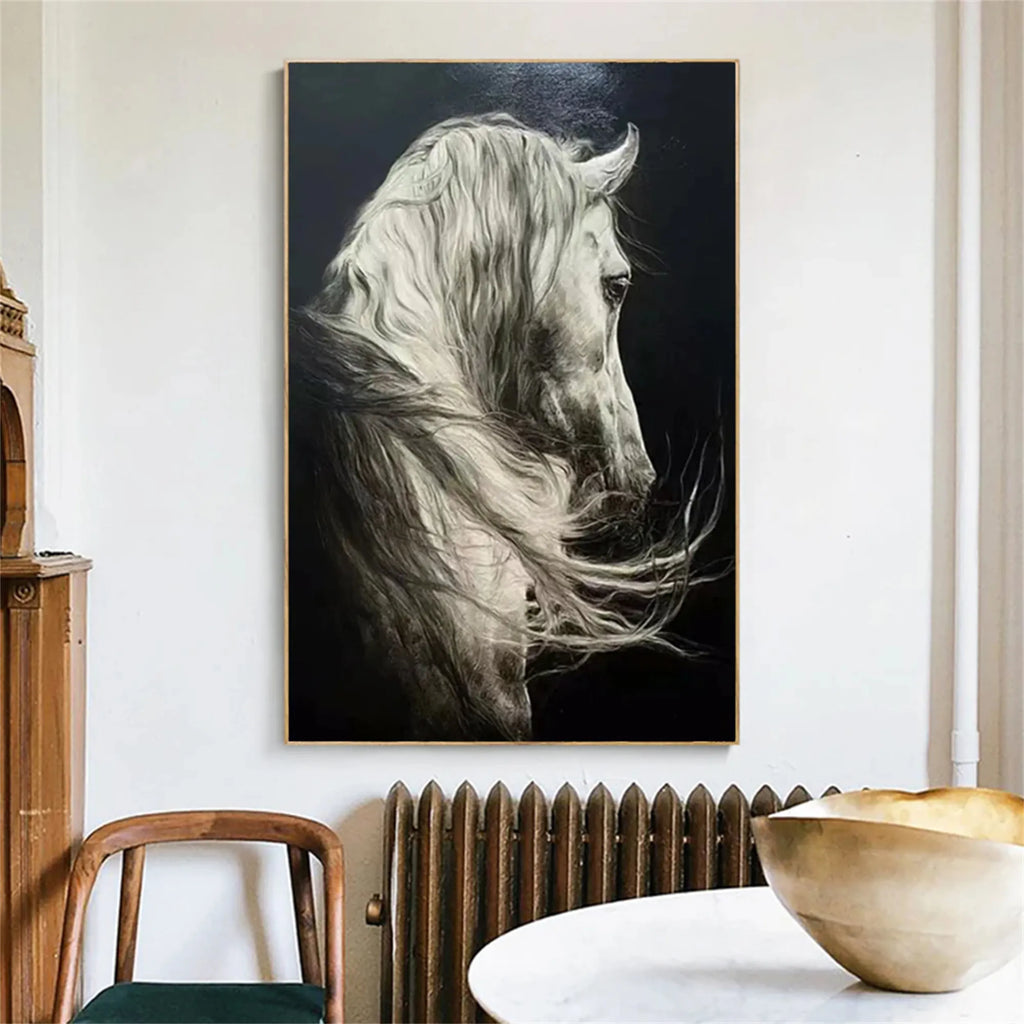 Horse-Inspired Canvas Painting