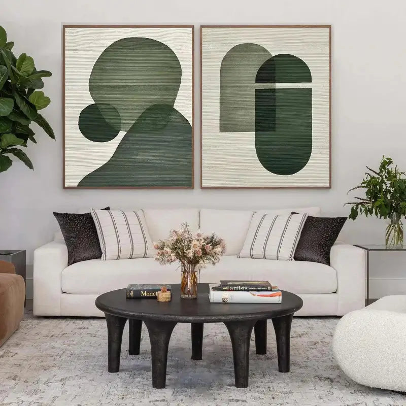 Set of 2 Abstract Calm-Inspired Artworks