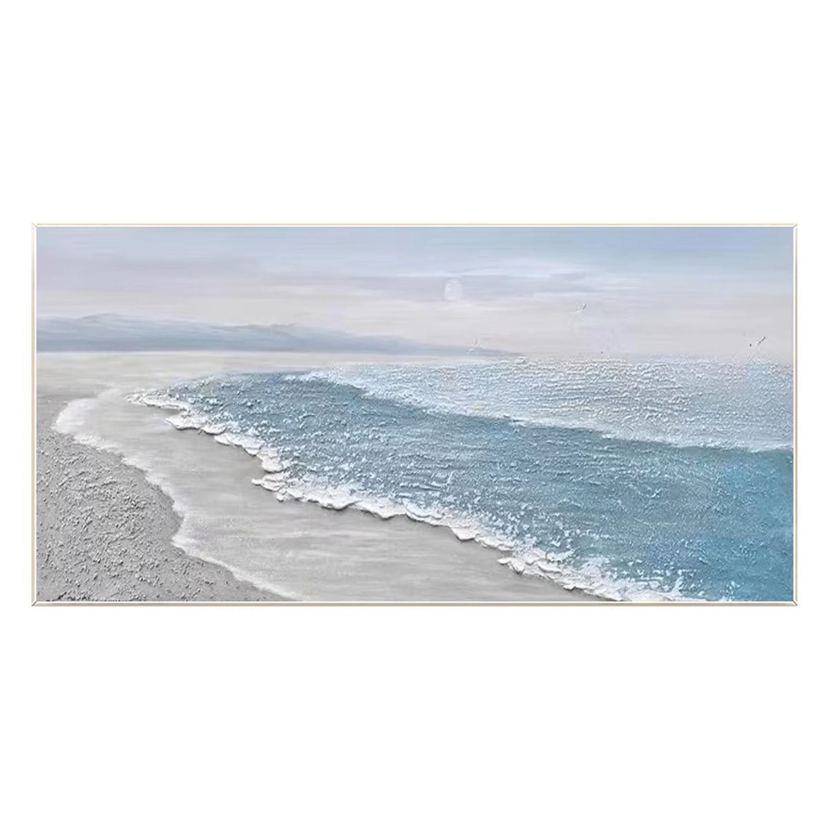 Open Horizon Ocean and Sky Canvas Painting