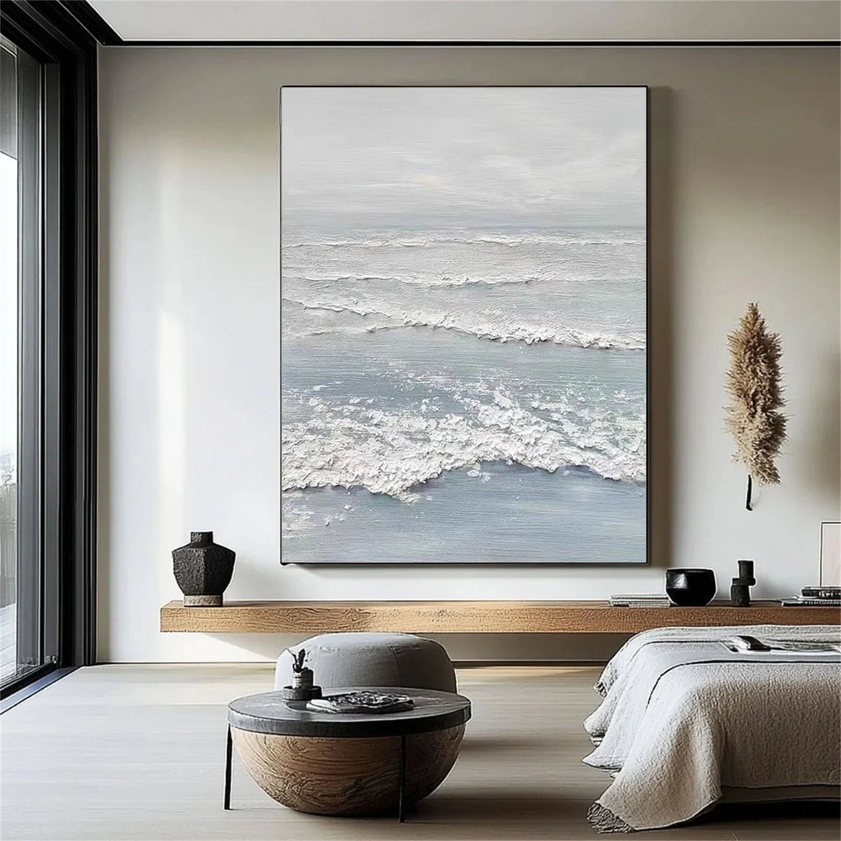 Atmospheric Ocean and Sky Canvas Painting