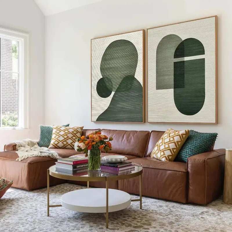 Set of 2 Abstract Calm-Inspired Artworks