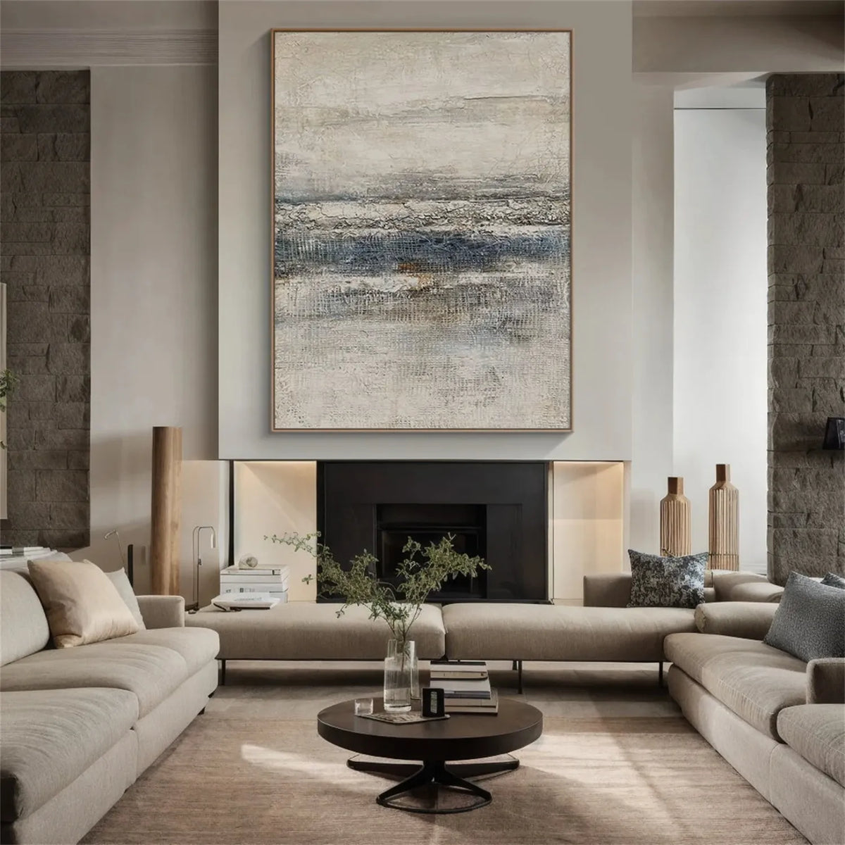 Modern Abstract Expressionist Canvas Painting