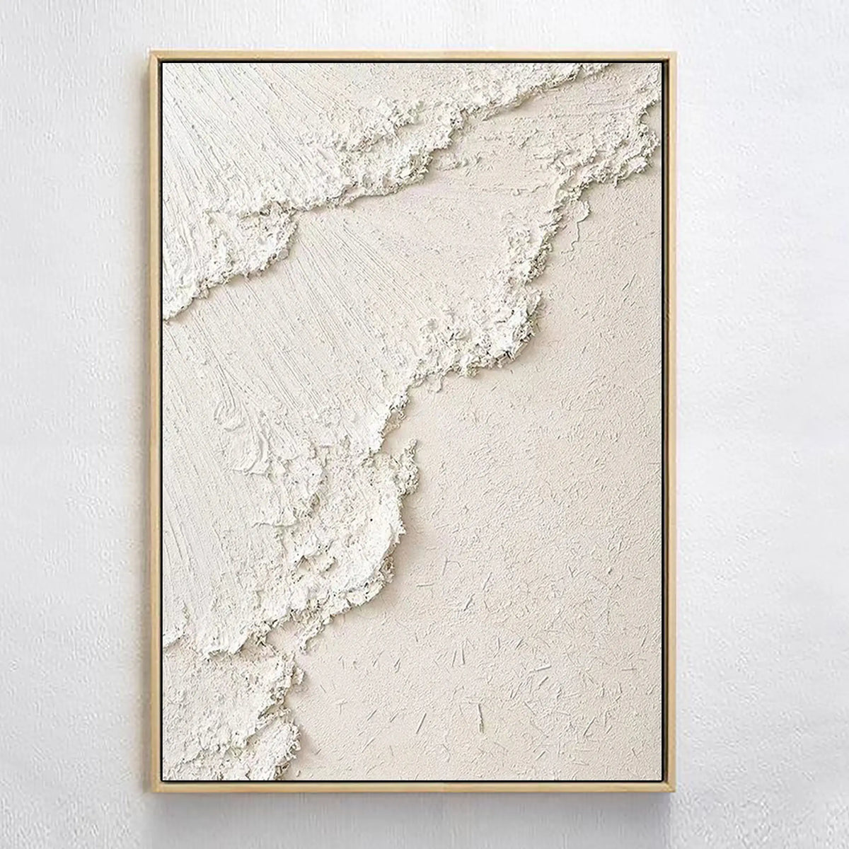 Minimalist Beige Textured Wall Art
