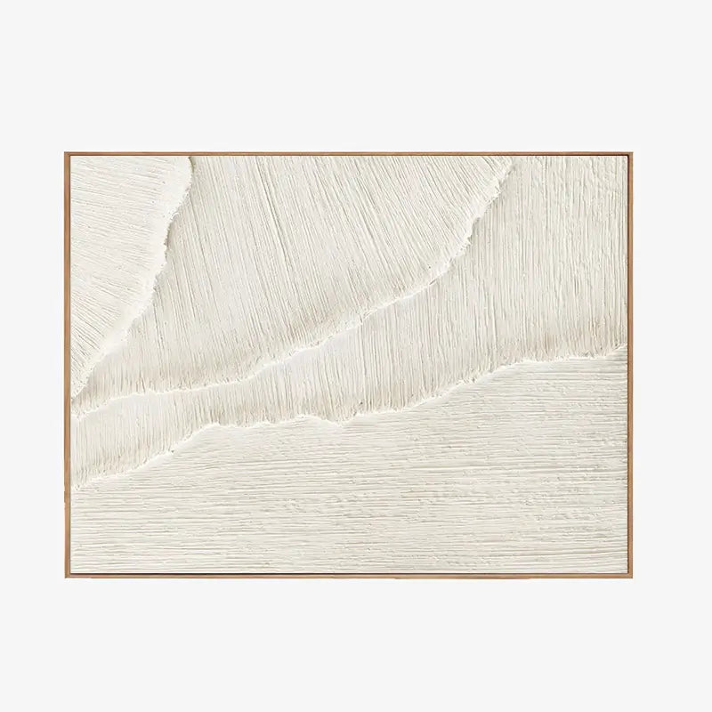 Textured Minimalist Plaster Canvas Painting