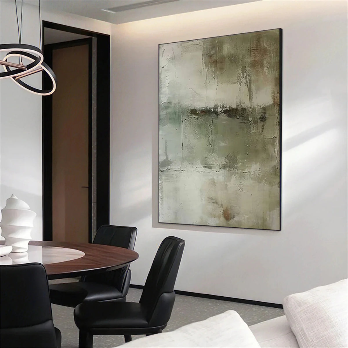 Vibrant Modern Abstract Canvas Painting