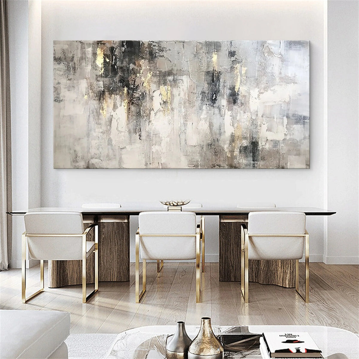 Dynamic Contemporary Abstract Canvas Painting